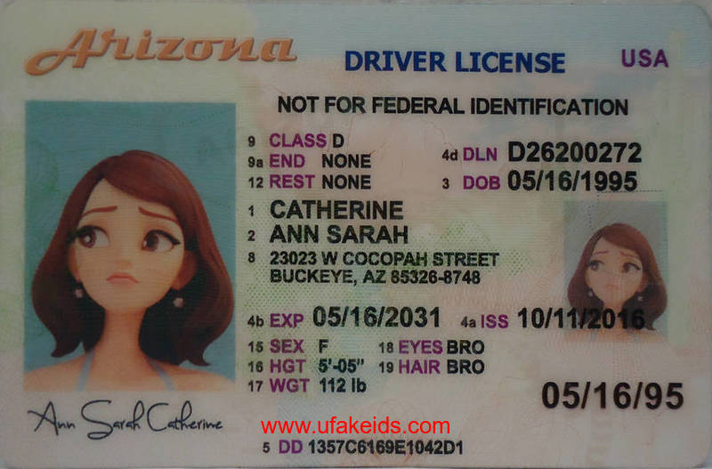 ARIZONA fake id