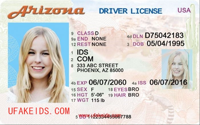 ARIZONA Faek ID