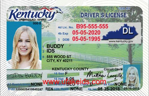 KENTUCKY Fake ID