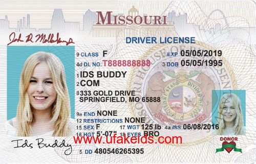 MISSOURI Fake ID