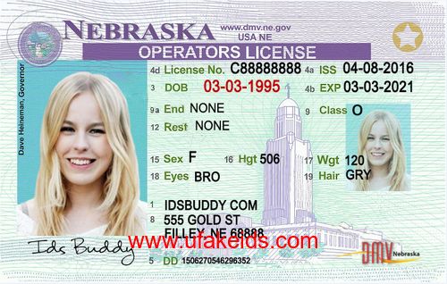 NEBRASKA Fake ID