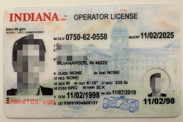New Indiana Fake ID