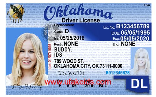 OKLAHAMA Fake ID