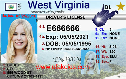 WEST VIRGINIA Faek ID