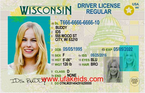WISCONSIN Fake ID