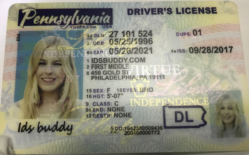 PENNSYLVANIA NEW Fake ID