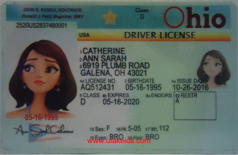 OHIO fake id