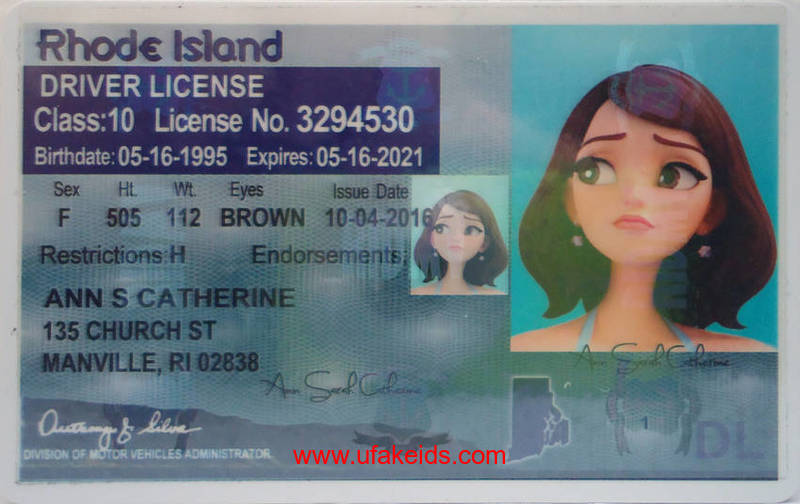 RHODE ISIAND fake id