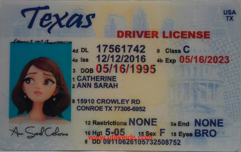 TEXAS fake id