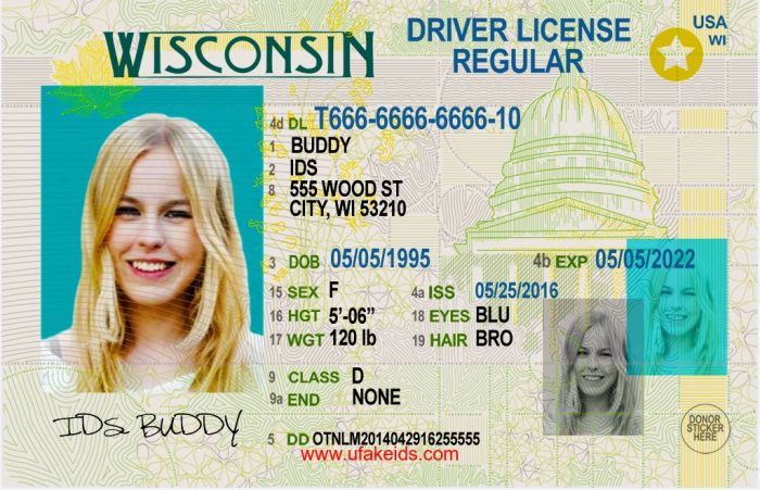 Wisconsin Fake id