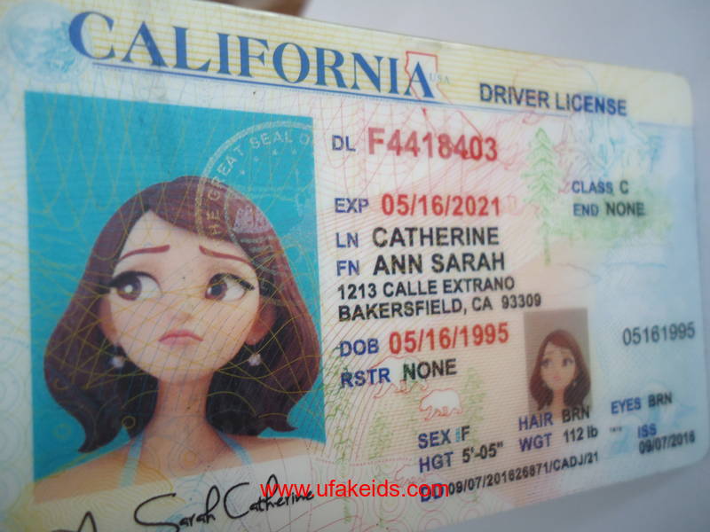 california fake id