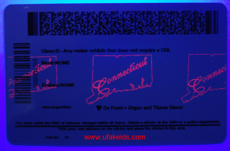 connecticut fake id uv