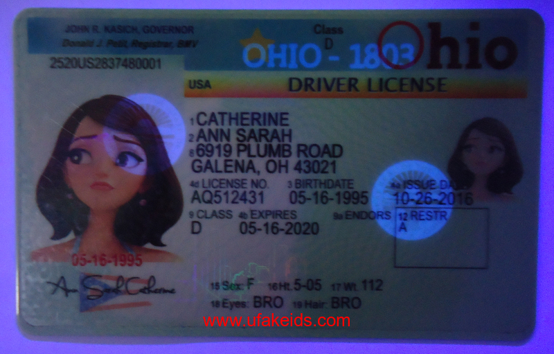 ohio fake ids