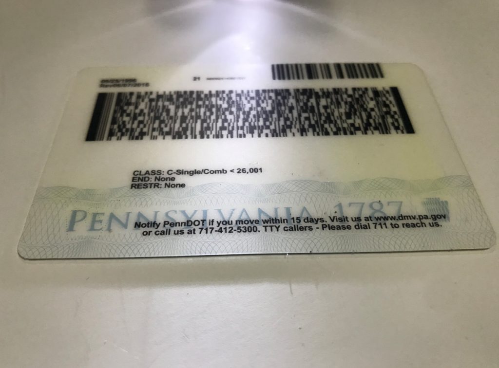 Pennsylvania New Fake ID License