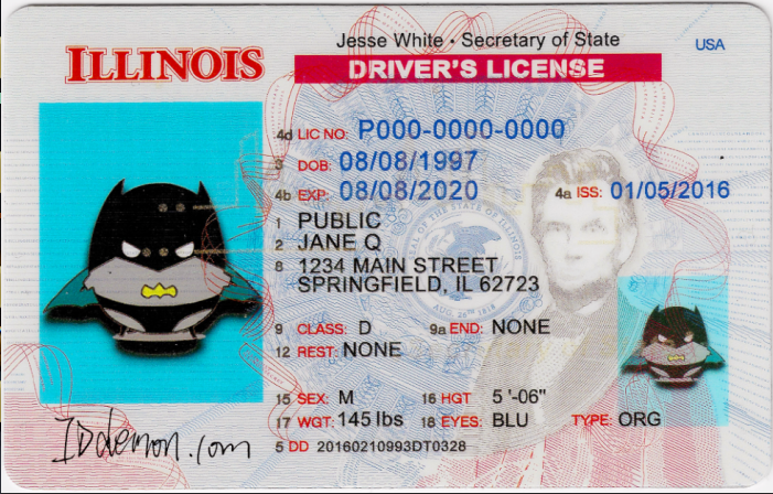 New Illinois Fake id