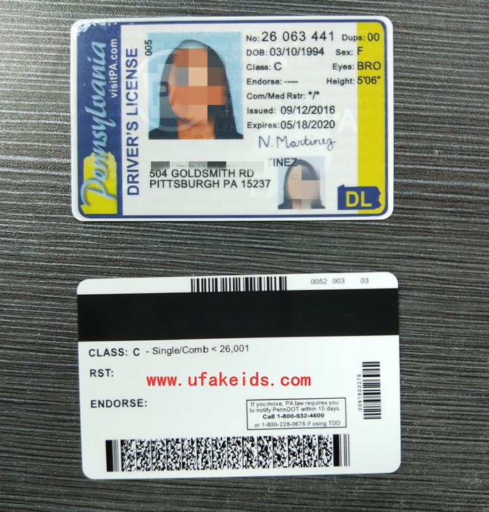 Scannable Fake Id Pennsylvania